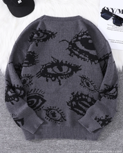 Eye Pattern Sweater