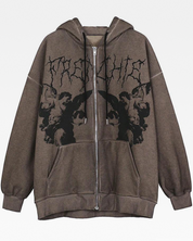 Fairy Grunge Zip Up Hoodie
