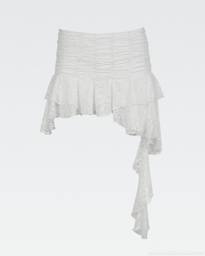 Fairycore Lace Mini Skirt