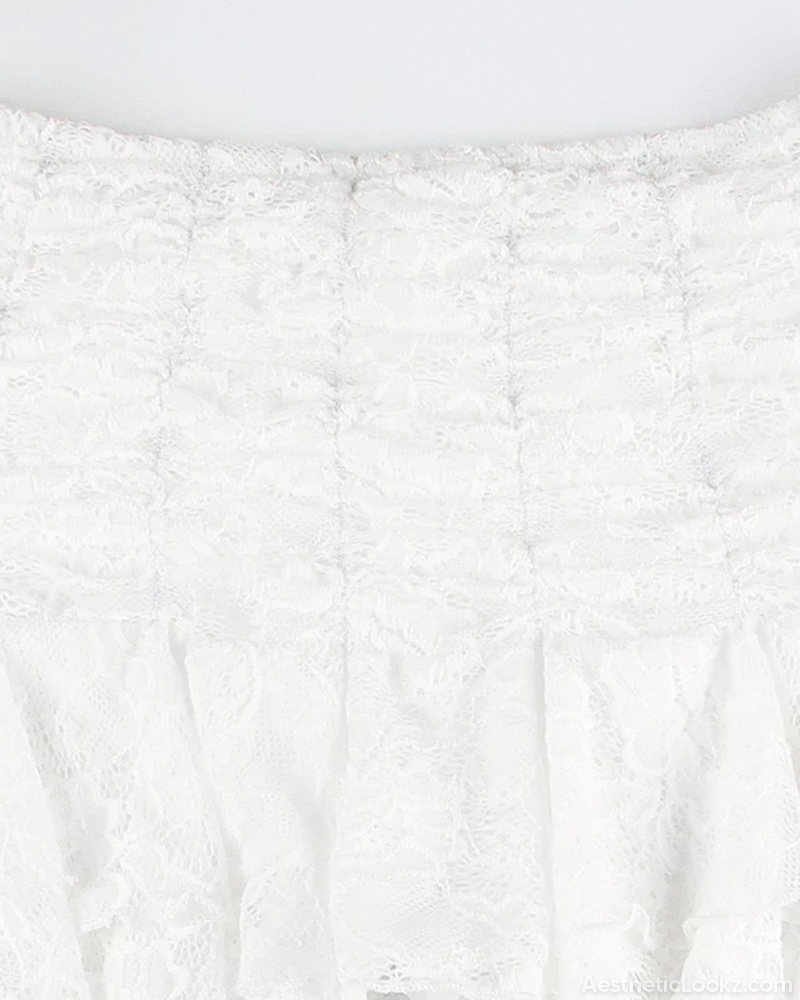Fairycore Lace Mini Skirt