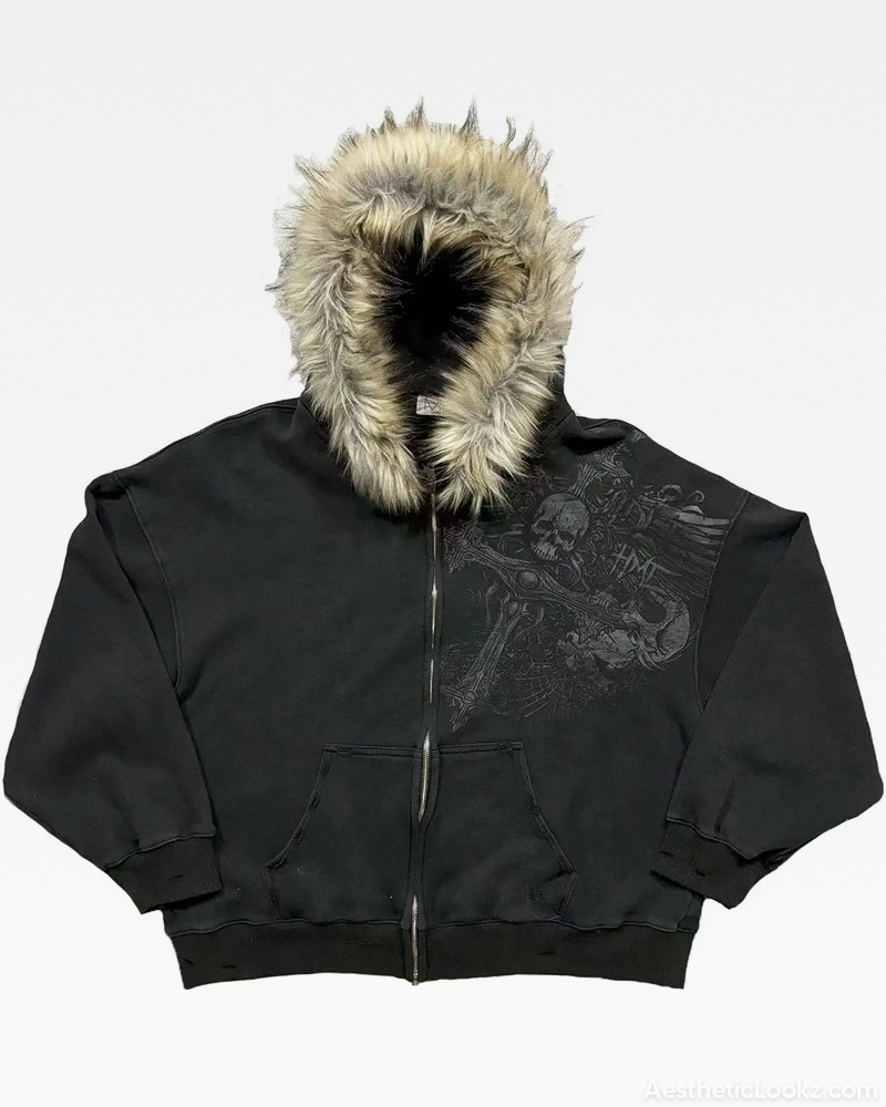 Fur Hood Hoodie