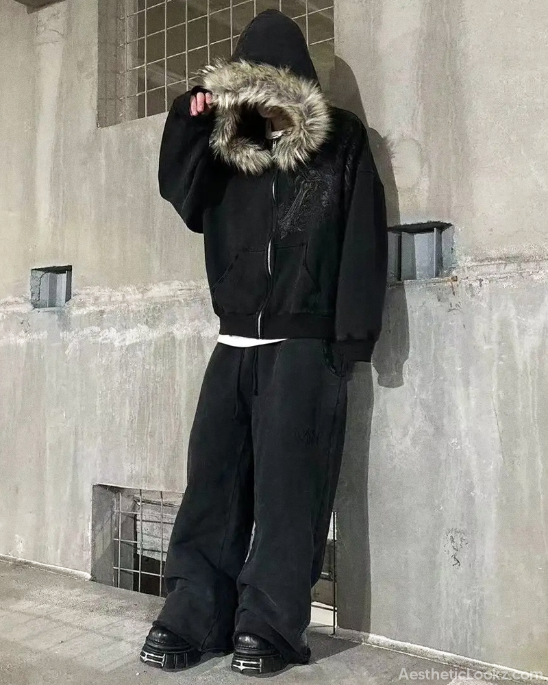 Fur Hood Hoodie