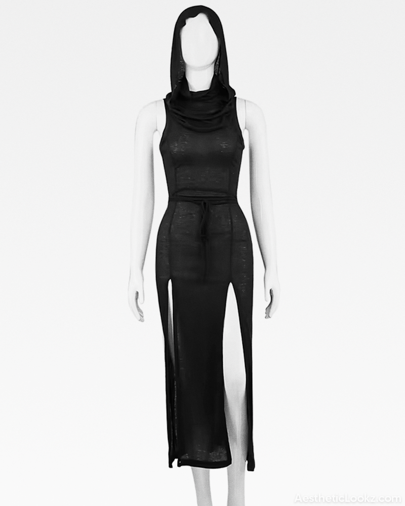 Goth Hooded Dress