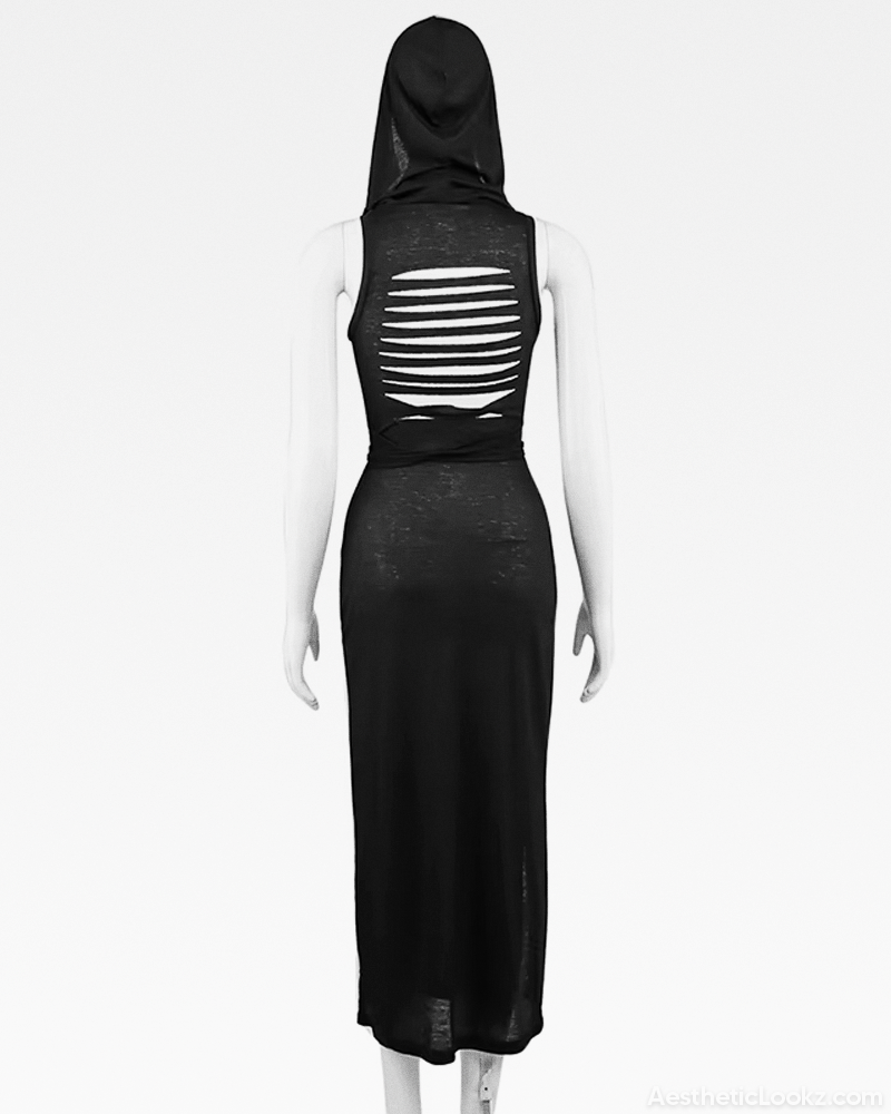 Goth Hooded Dress