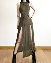Goth Hooded Dress