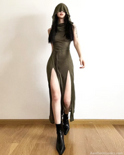 Goth Hooded Dress