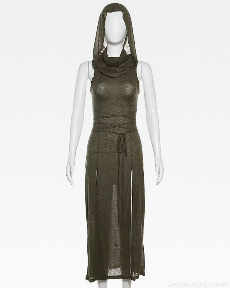 Goth Hooded Dress