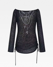 Grunge Long Sleeve Top