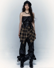 Grunge Plaid Skirt