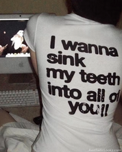 I Wanna Sink My Teeth Tee