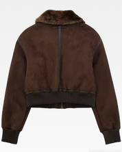 Jacket With Faux Fur Collar