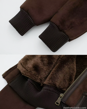 Jacket With Faux Fur Collar