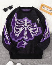 Knit Skeleton Sweater