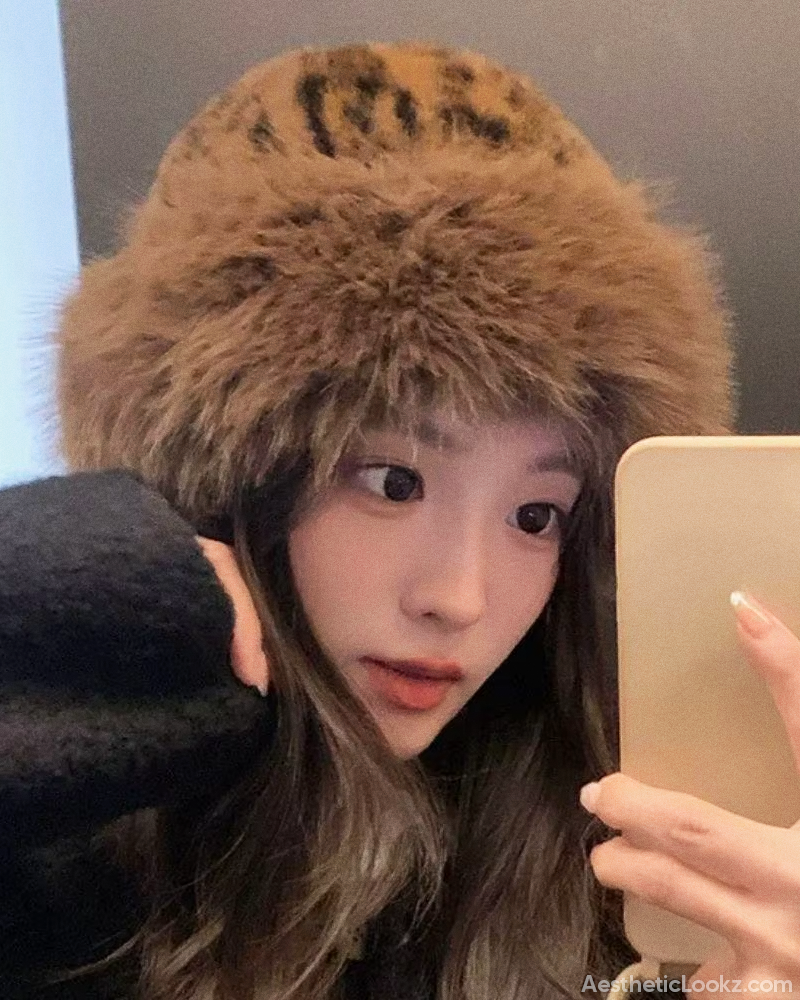 Leopard Faux Fur Hat