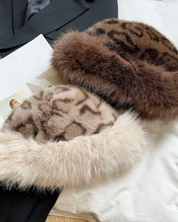 Leopard Faux Fur Hat