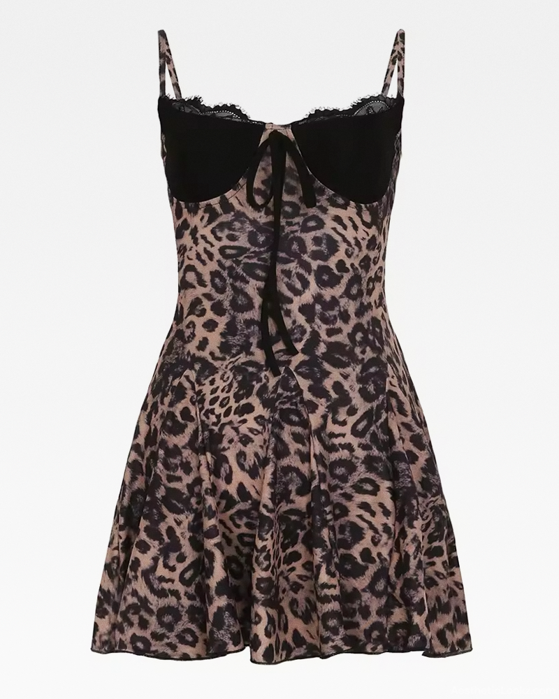 Leopard Print Mini Dress