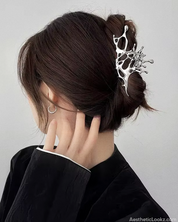 Liquid Metal Hair Clip