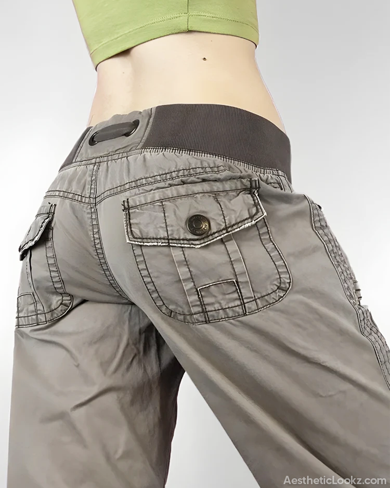 Low Rise Flare Pants