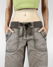 Low Rise Flare Pants