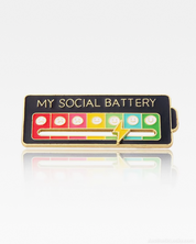 My Social Battery Pin