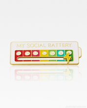 My Social Battery Pin