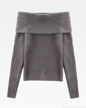Off The Shoulder Knit Sweater