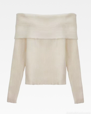 Off The Shoulder Knit Sweater