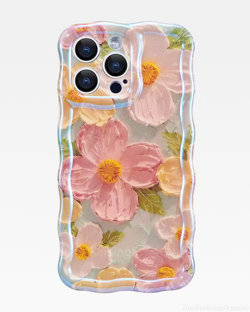 Oil Painting Flower Phone Case