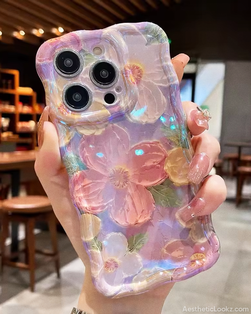 Oil Painting Flower Phone Case
