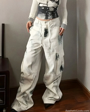 Painted Cargo Pants
