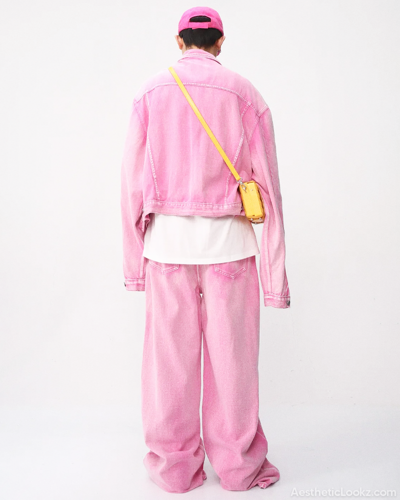 Pink Denim Jacket