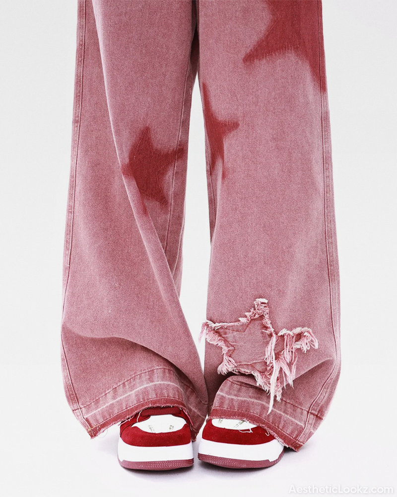 Pink Star Jeans