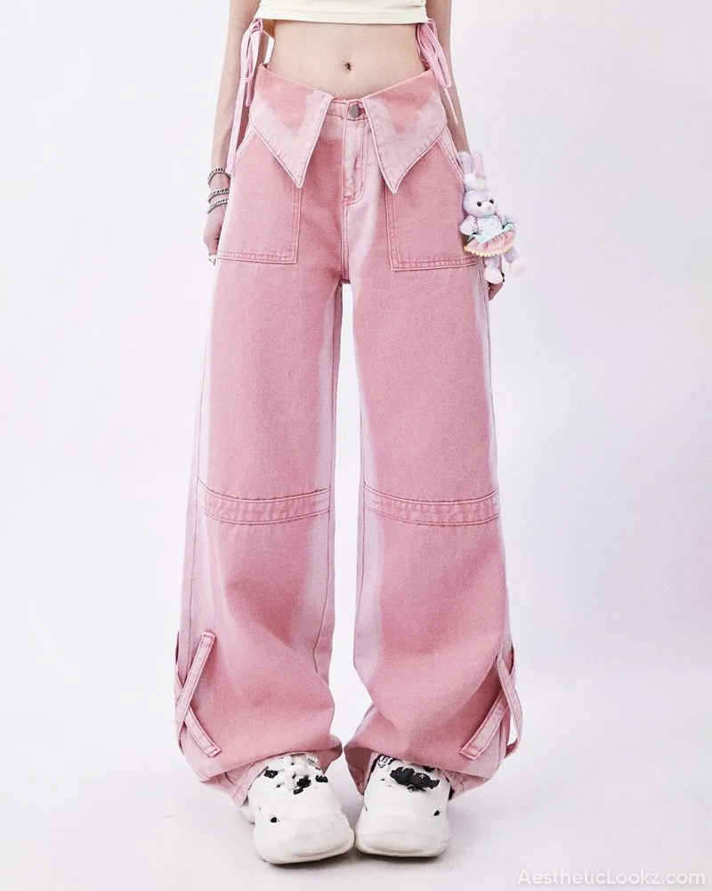Pink Y2K Jeans