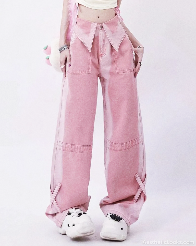 Pink Y2K Jeans