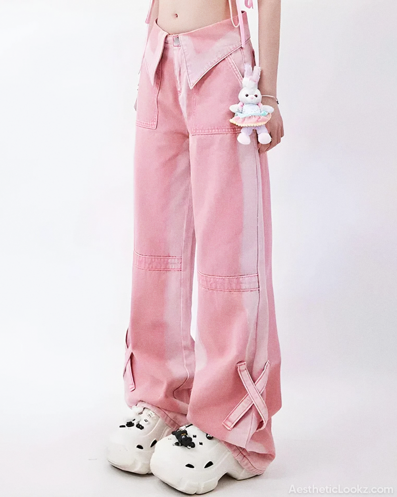 Pink Y2K Jeans