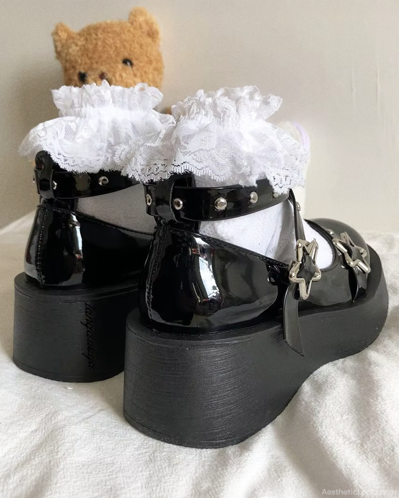 Platform Mary Jane Shoes