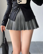 Pleated Mini Tennis Skirt