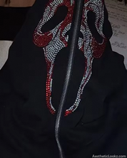 Rhinestone Hoodie Y2K
