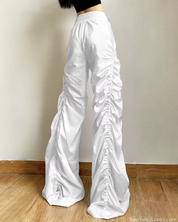 Ruched Parachute Pants