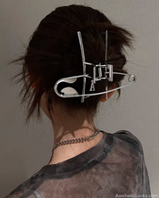 Safety Pin Hair Claw