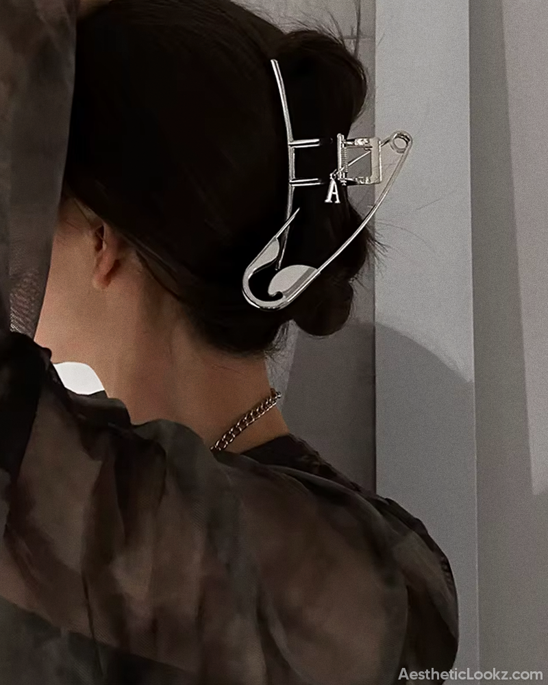 Safety Pin Hair Claw