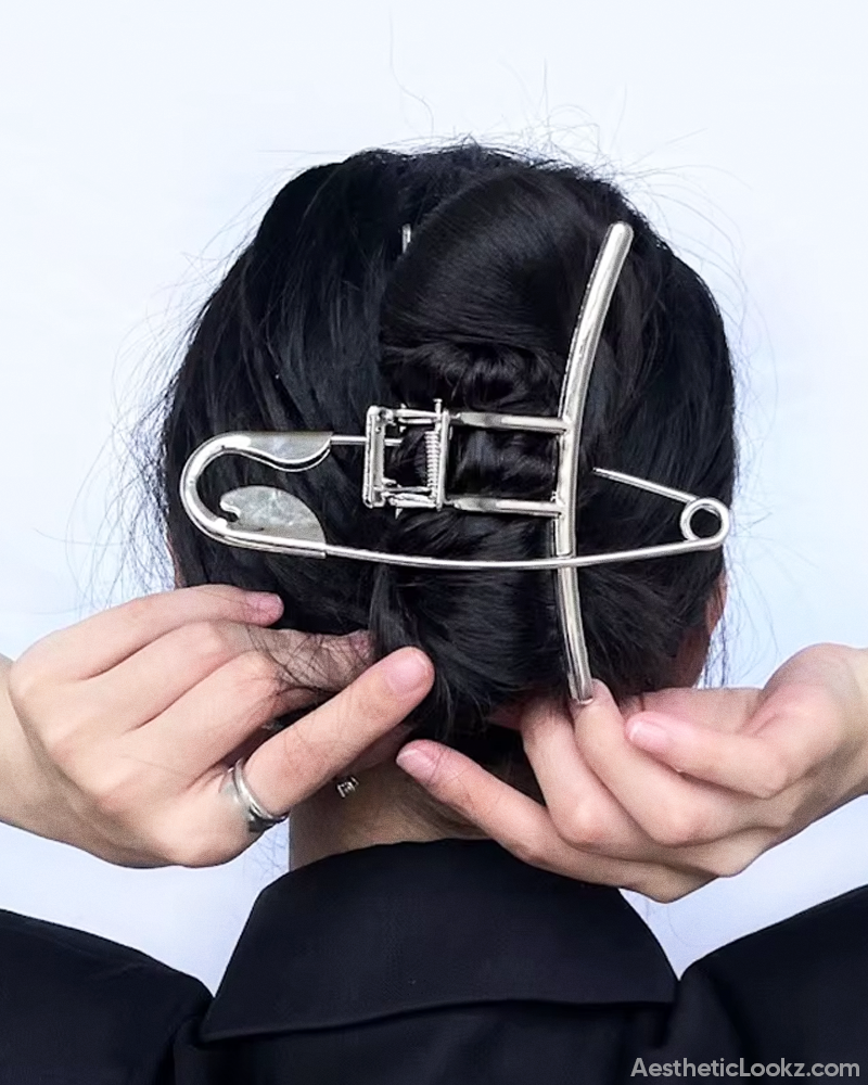 Safety Pin Hair Claw