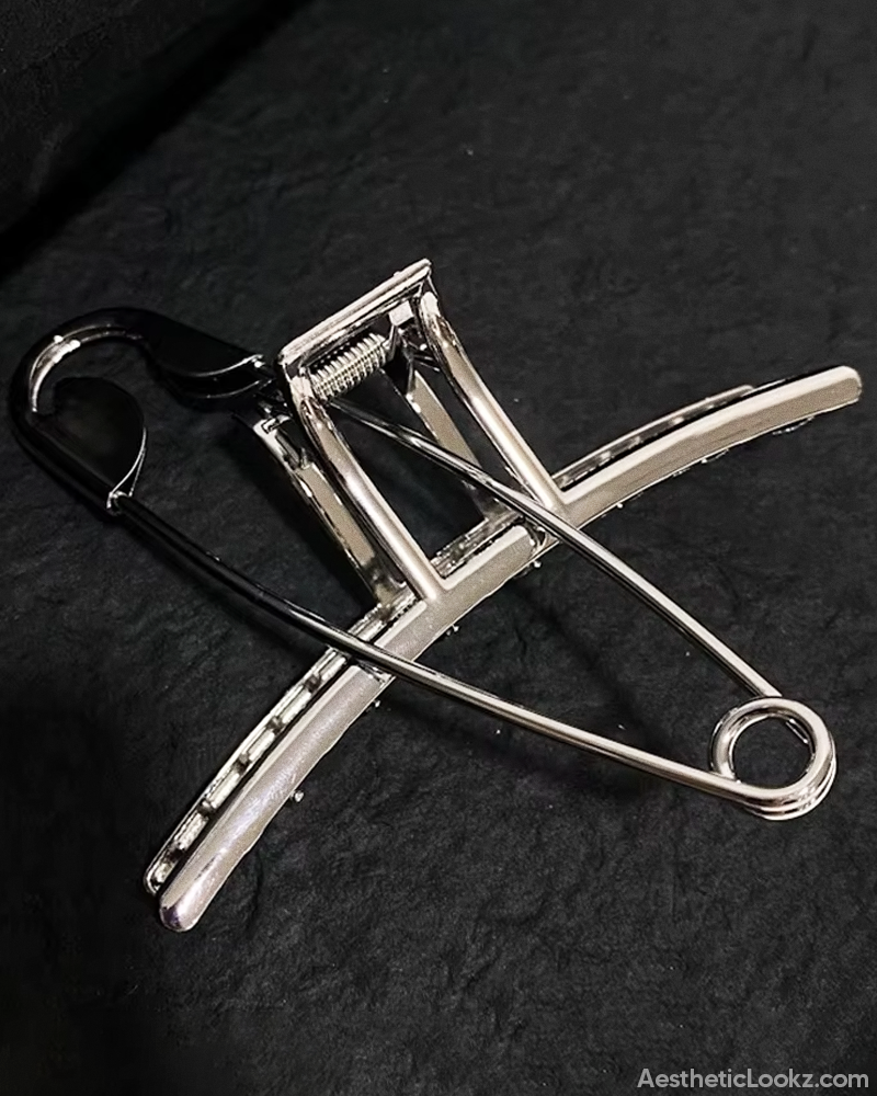 Safety Pin Hair Claw