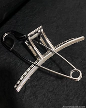 Safety Pin Hair Claw