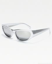Silver Sunglasses Y2K