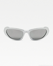 Silver Sunglasses Y2K