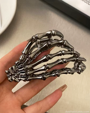 Skeleton Hand Hair Clip