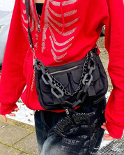 Rhinestone Skeleton Hoodie