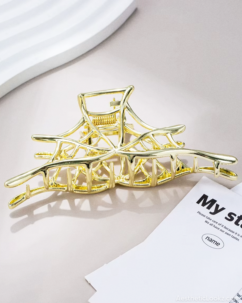Spider Web Hair Clip