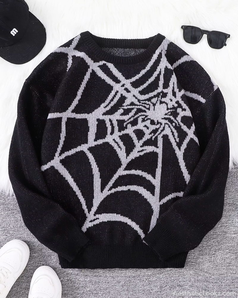 Spider Web Sweater